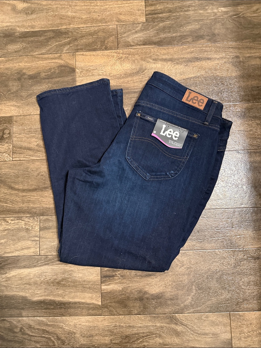 Lee Men's Indigo Straight Jeans
